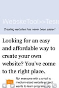 webnode mobile website