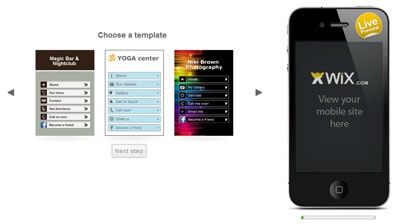 wix mobile editor