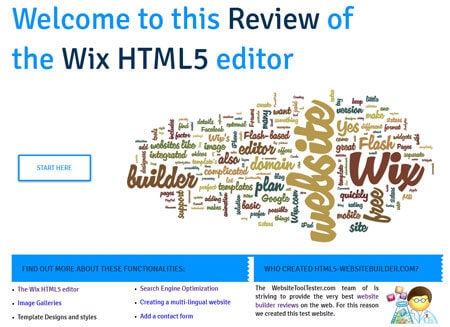 wix demo site