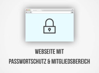 Webseite mit passwort
