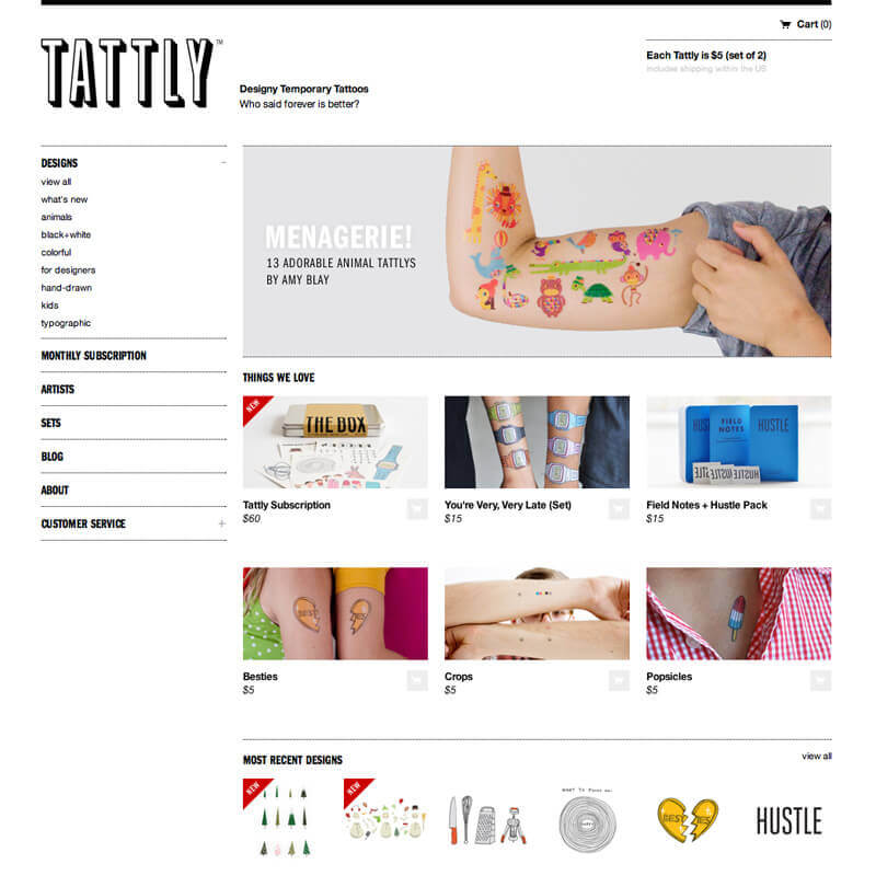 Tattly Shopify Example Shop