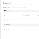 Weebly Ecommerce Settings