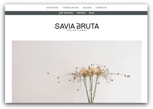 Savi Bruta, taller floral