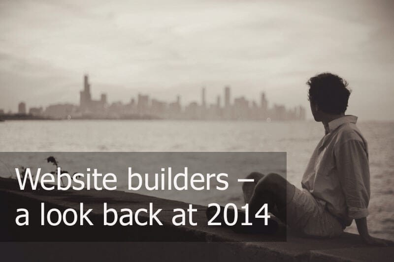 Website builders look back 2014