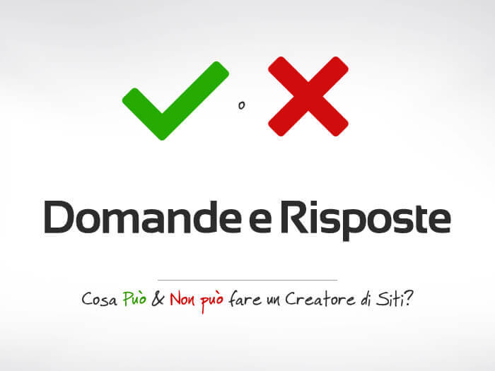 Domande e risposte