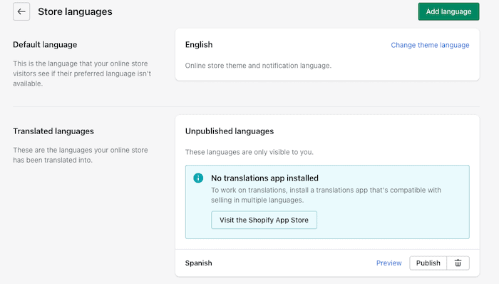 shopify add languages