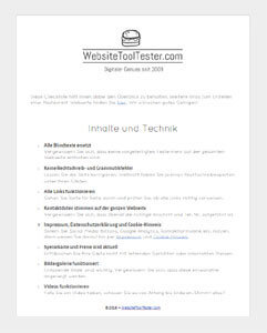 Checkliste-Restaurant-Website