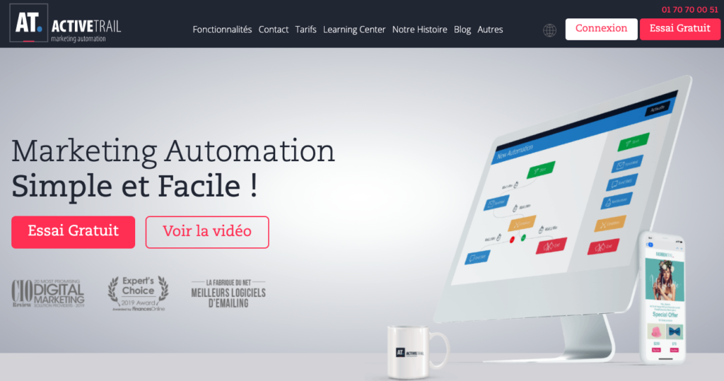 active trail logiciel emailing