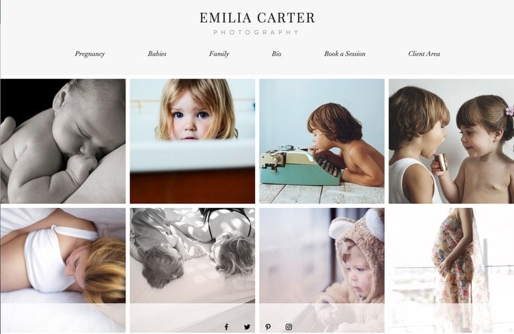child photography template