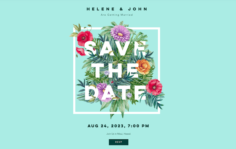 save the date