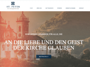 wix template kirche