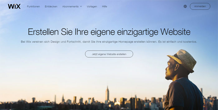 Wix.com Webseite in 5 Minuten erstellen