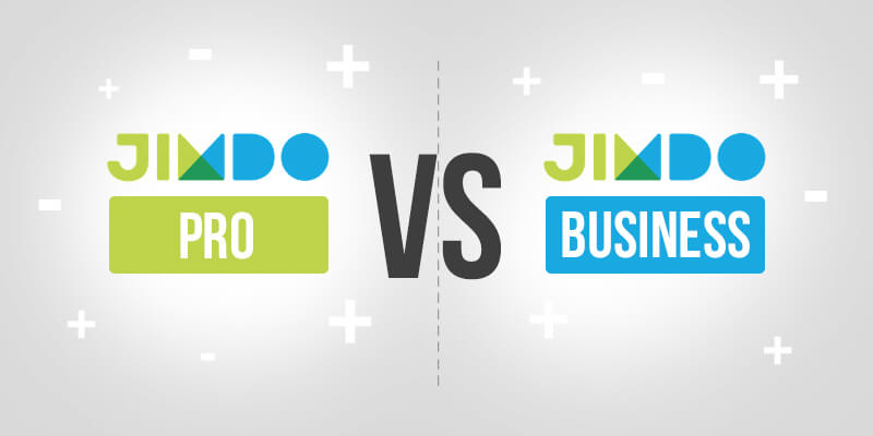 Jimdo Pro vs. Jimdo Business