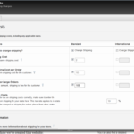Jimdo Ecommerce Shipping Options
