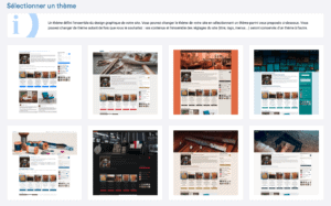 choisir un thème emonsite