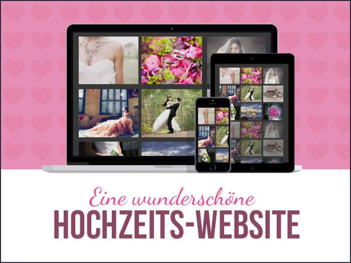 hochzeits website