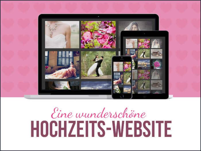 hochzeits website 