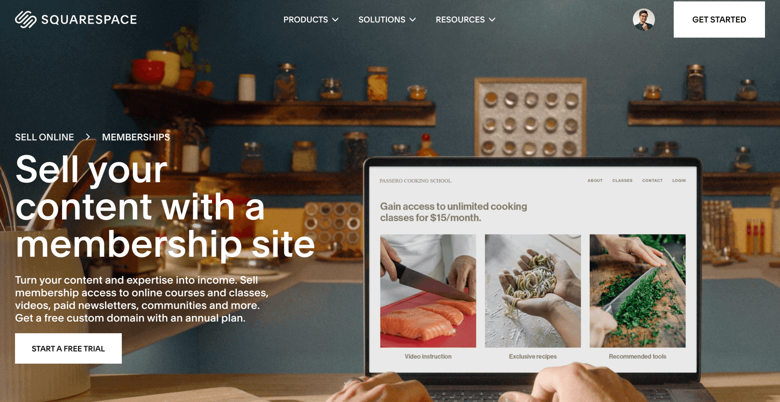 Sell digital Content on Squarespace