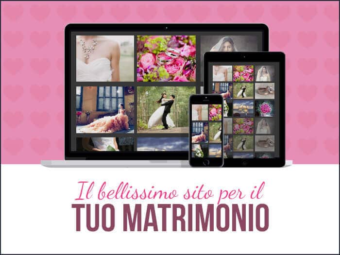 sito internet per matrimoni