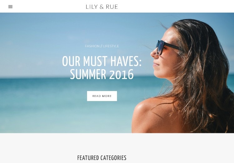 weebly fashion blog template
