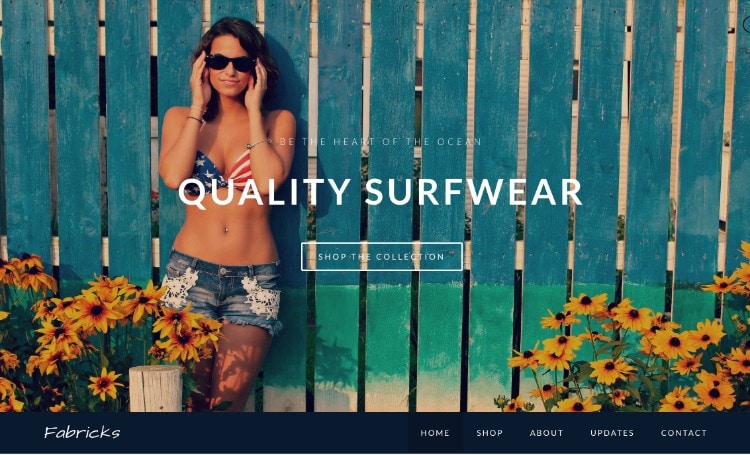 weebly fashion store template