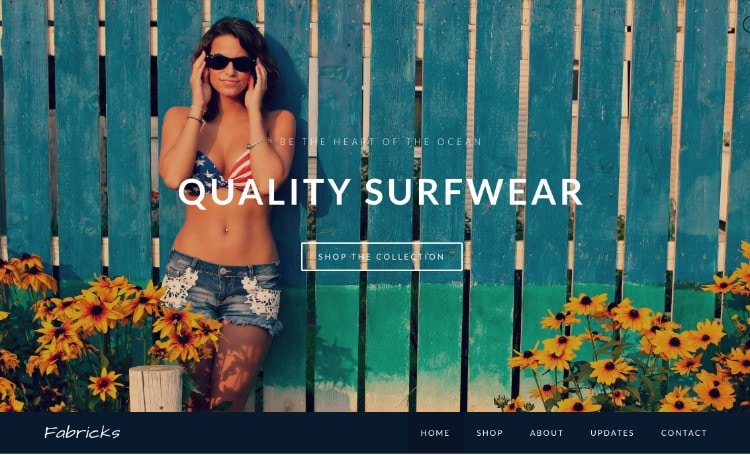 weebly fashion store template