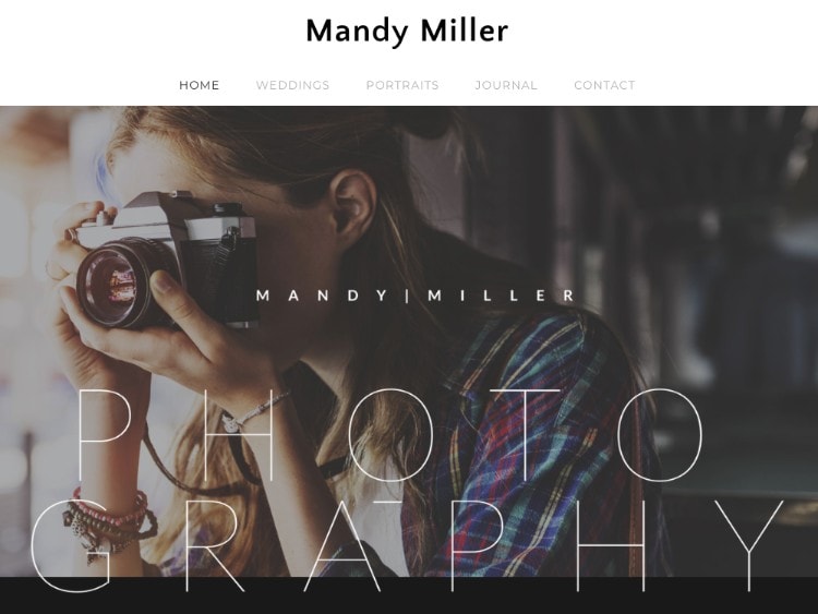 weebly photography template