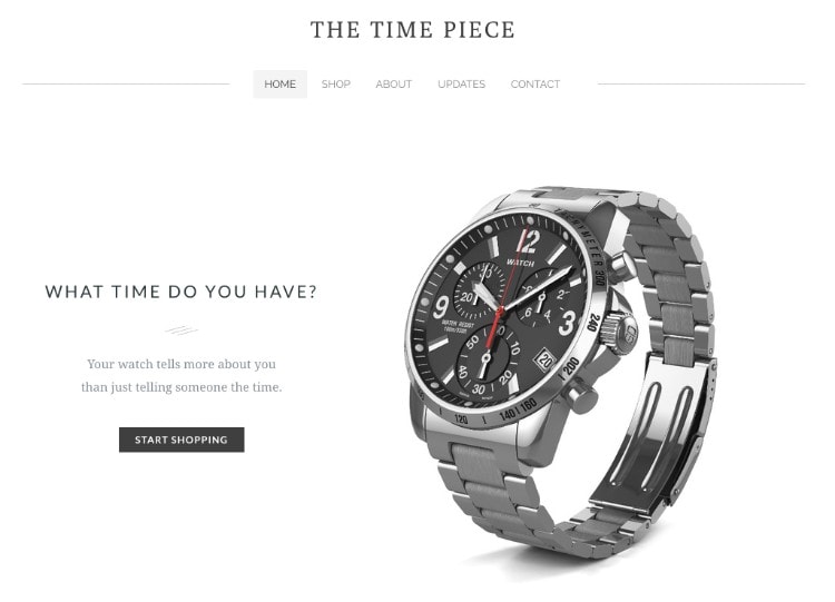 weebly watch store template