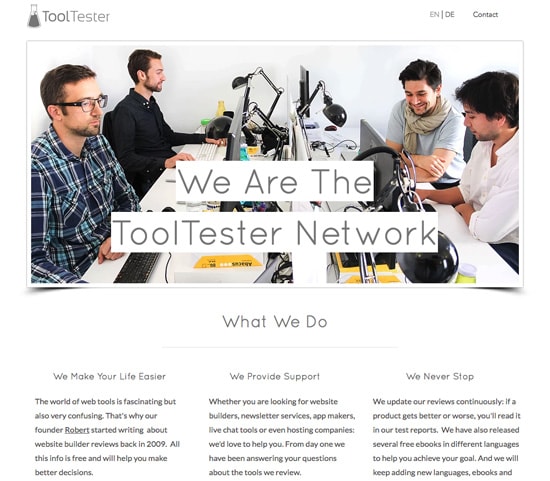 tooltester wix