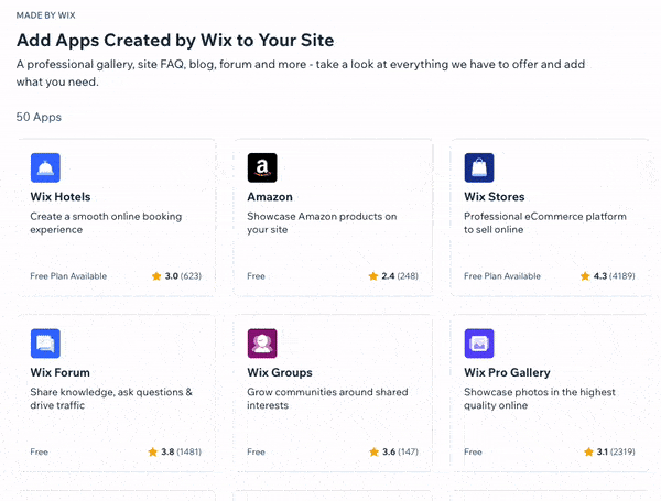 wix app market