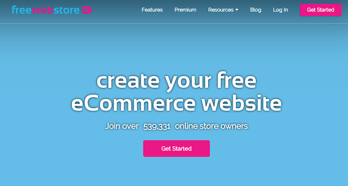 freewebstore ecommerce free website builder