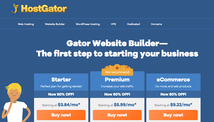 Gator cheap website builder