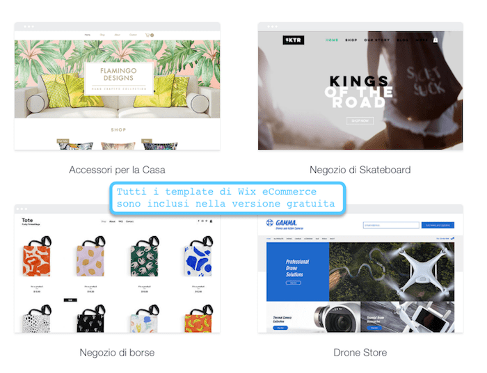 wix ecommerce template