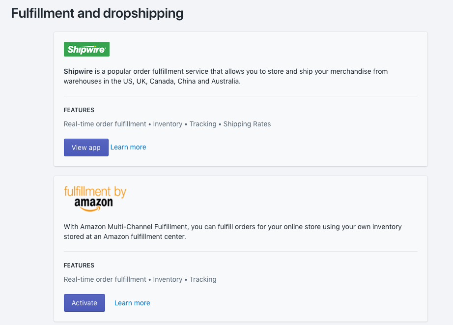 shopify dropshipping