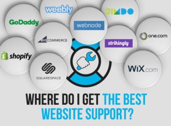 website builder support