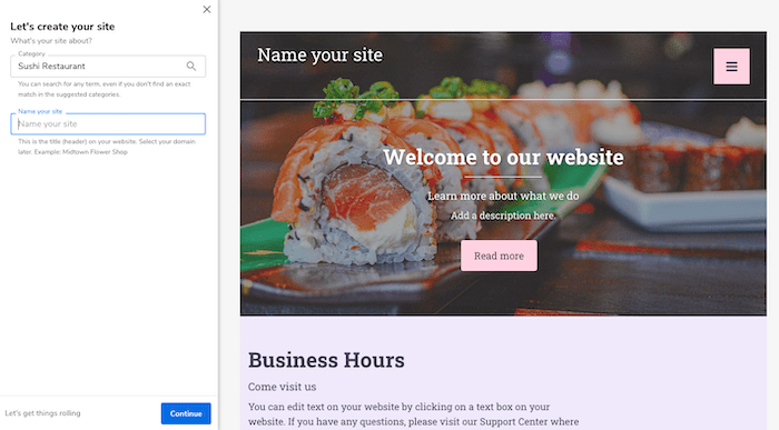 Constant Contact website design