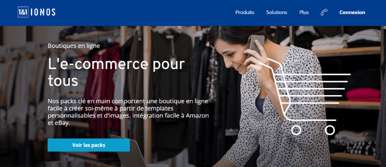 1&1 Boutique en ligne alternative WordPress