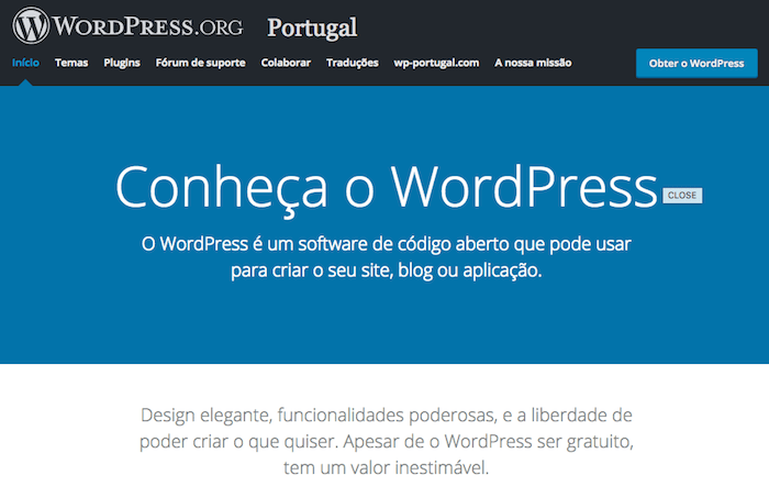 criar blog wordpress