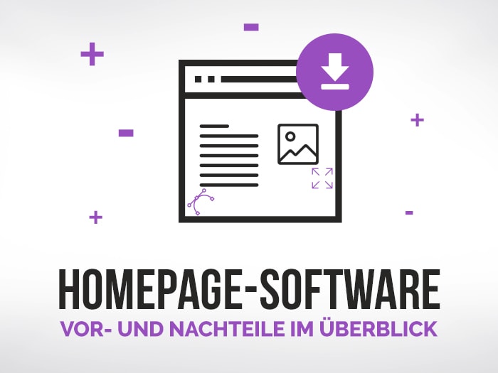 Homepage-Software Vergleich