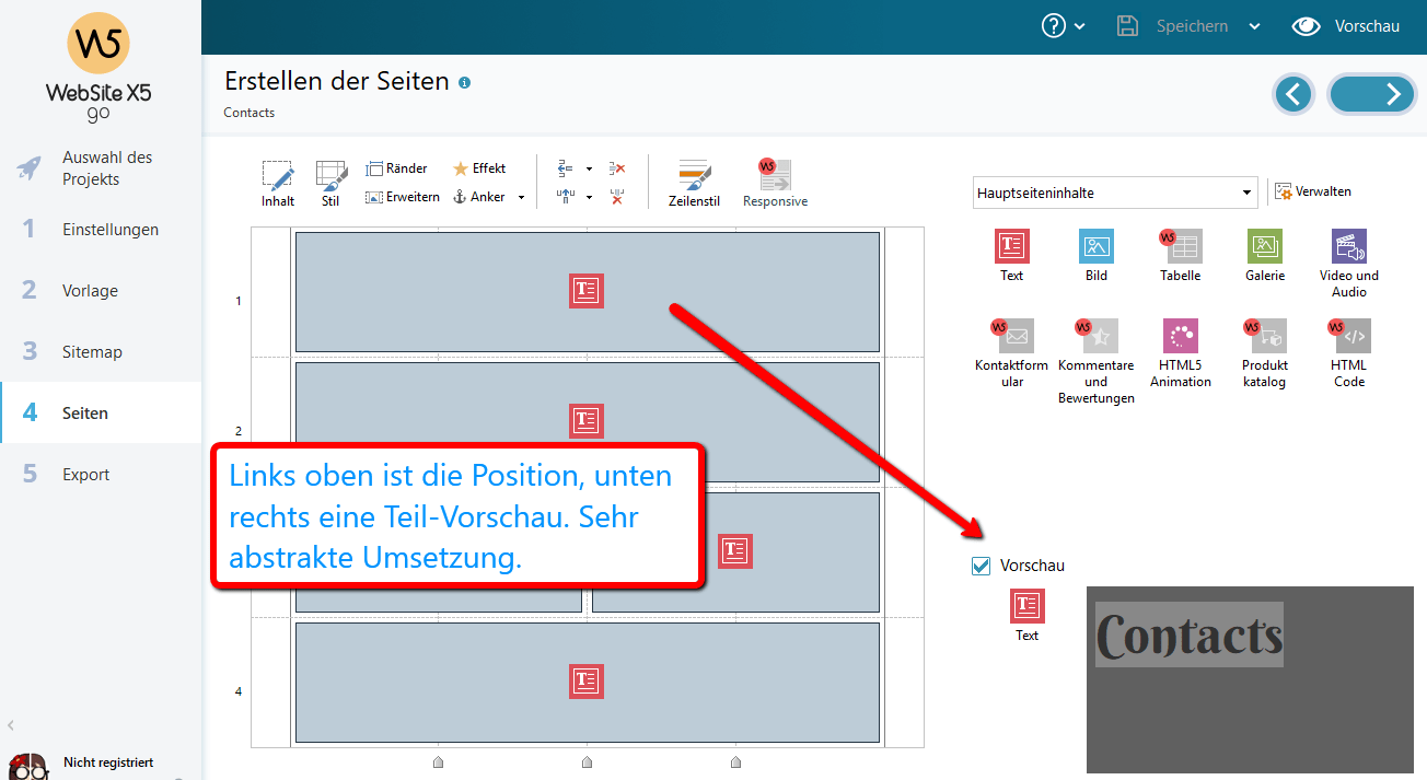 WebsiteX5 Vorschau