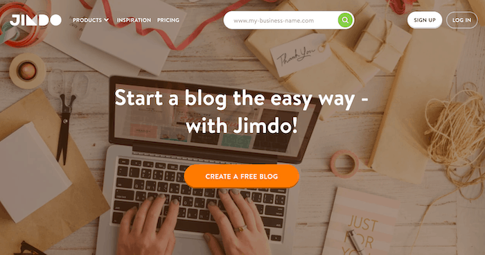 jimdo blog gratis