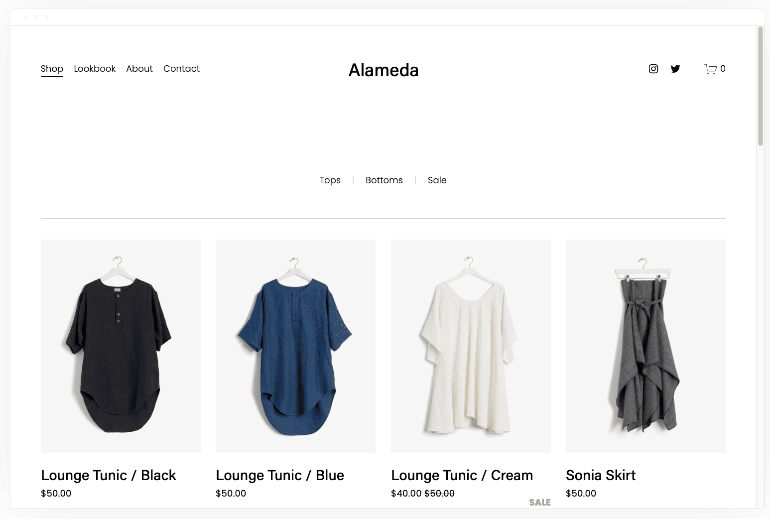 alameda online store template