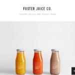 squarespace foster juice design
