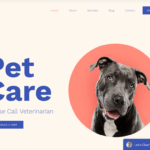 wix pet care design