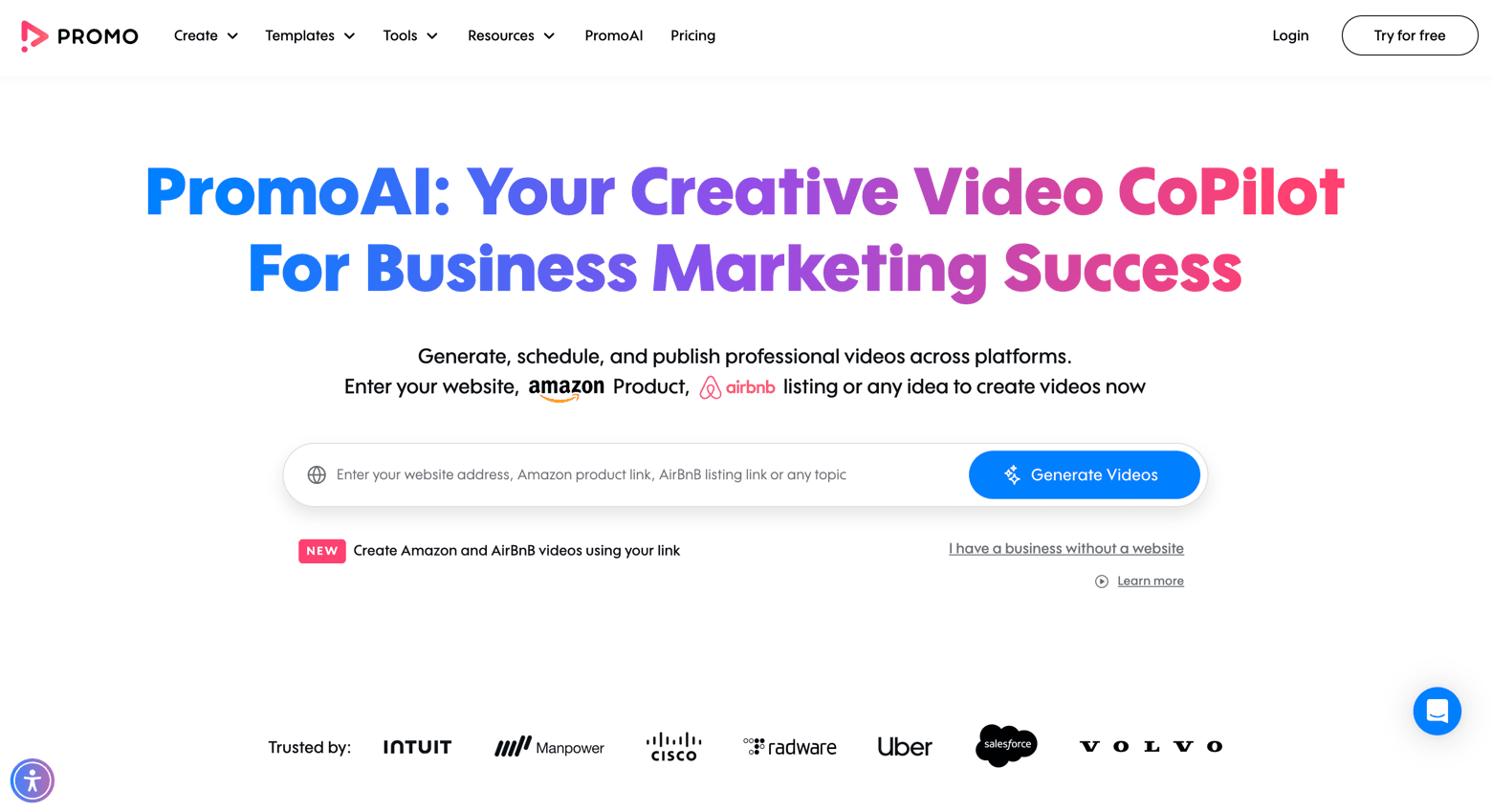 Promo video explainer tool