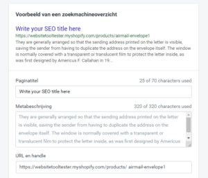 seo shopify nl