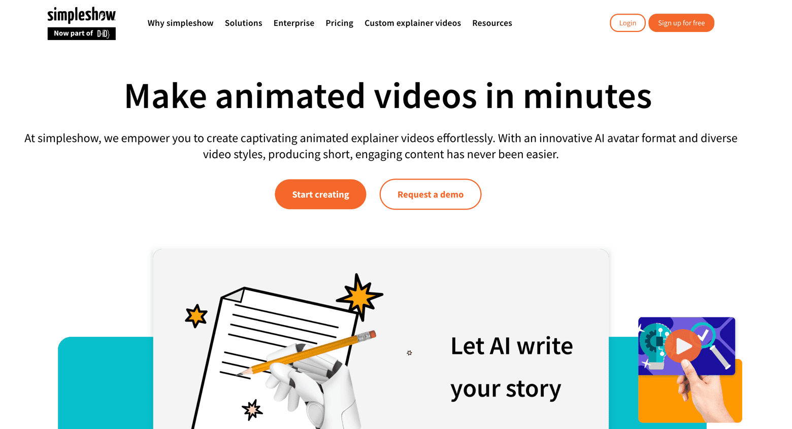 Simpleshow video explainer platfornm