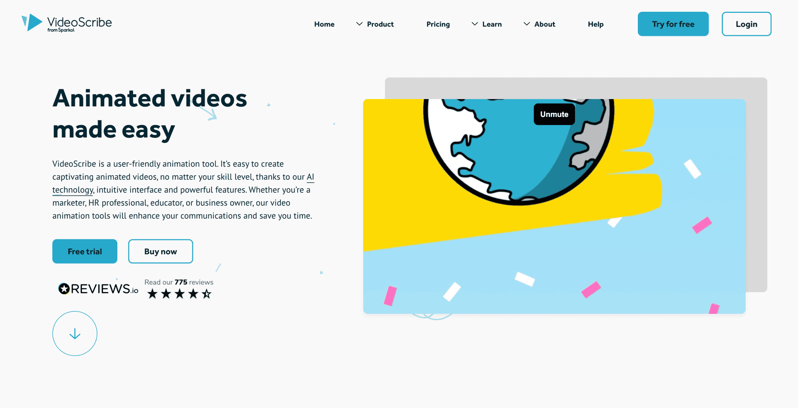 VideoScribe explainer video platform