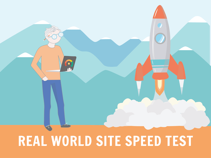 Real world site speed test