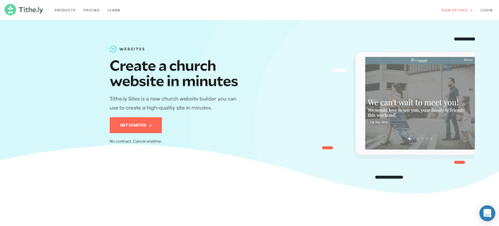 Church site builder